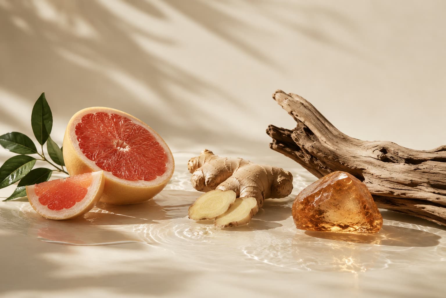 Grapefruit, ginger and warm woods in the Vizzari Vintage composition