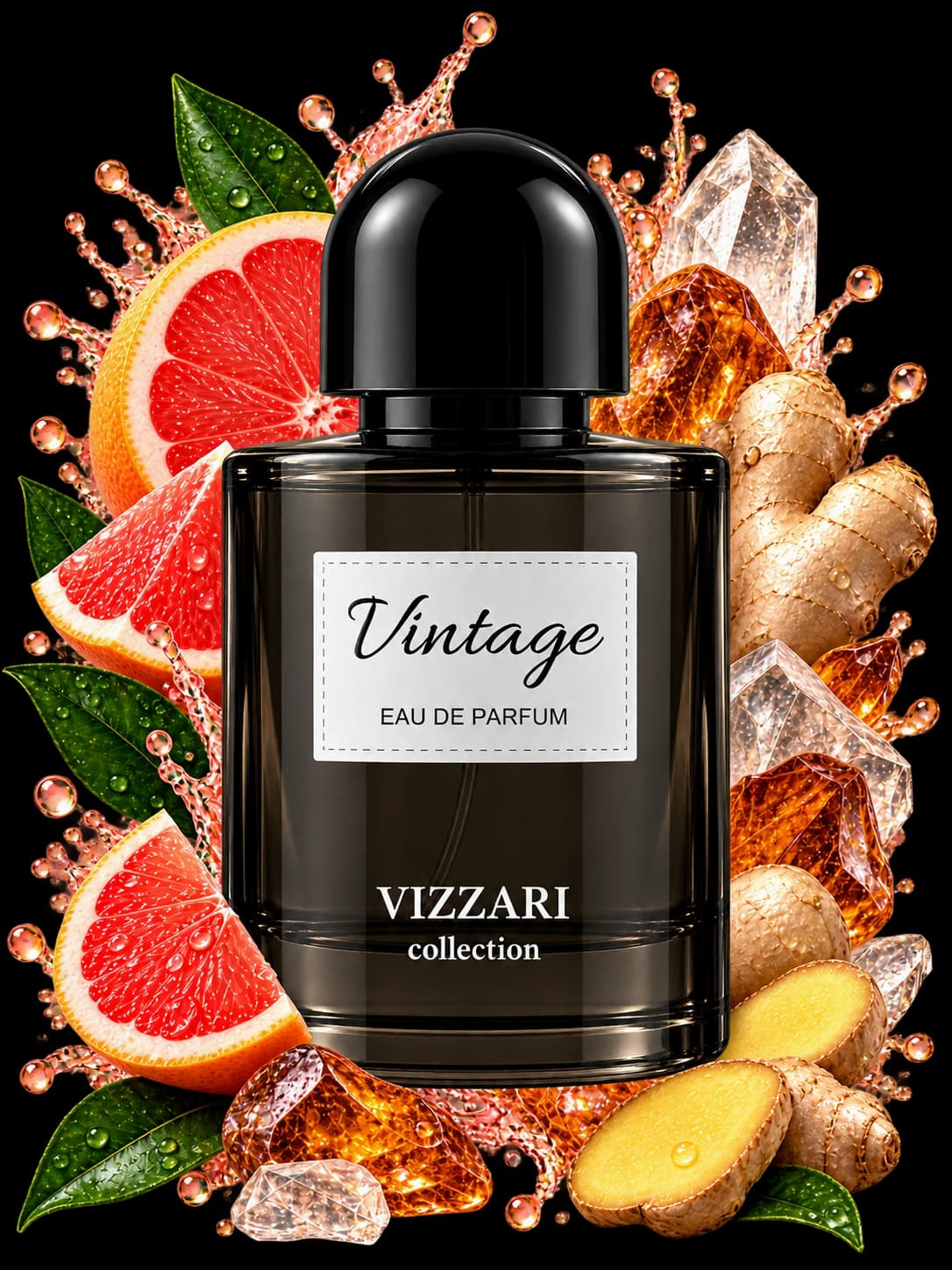 Vizzari Vintage perfume bottle — detail 2
