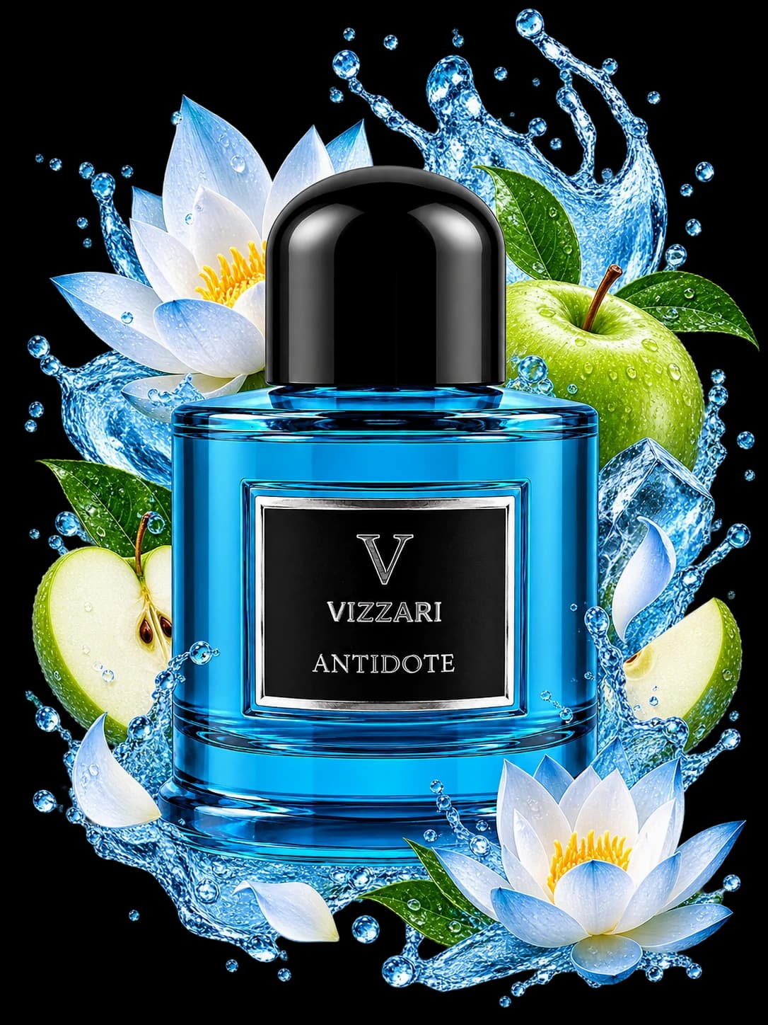 Vizzari Antidote perfume bottle — detail 2